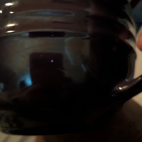 Le Creuset Stoneware Batter Bowl - Deep Purple with Cream Interior - Picture 9 of 9